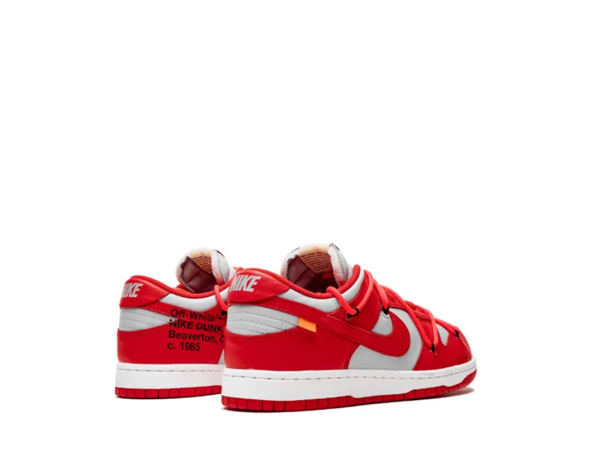 OFF-WHITE X DUNK LOW 'UNIVERSITY RED'